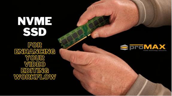 Man holding nvme ssd for enhancing your video editing workflow - best nvme ssd