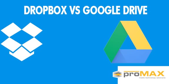 Comparison of Google Drive vs Dropbox